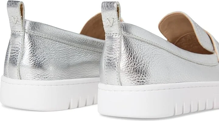 VIONIC Uptown Women's Shoes Silver Metallic Leather : 9.5 W - Image 7