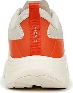 VIONIC Walk Max Oxfords Men's Shoes Cream/Tangerine Tango Knit : 10.5 M - Image 4