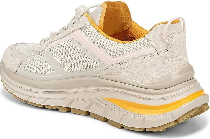 VIONIC Walk Max Sierra Women's Shoes Cream Leather : 10.5 W - Image 4