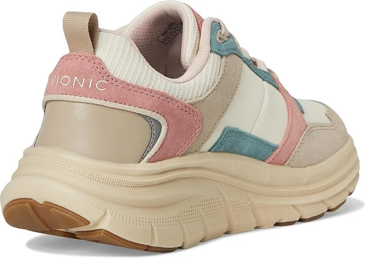 VIONIC Walk Max Skyline Women's Walking Shoes Cobblestone : 11 W, Leather/Suede/Textile - Image 4