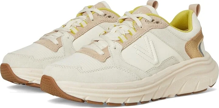 VIONIC Walk Max Skyline Women's Walking Shoes Ivory : 7.5 M, Leather/Suede/Textile