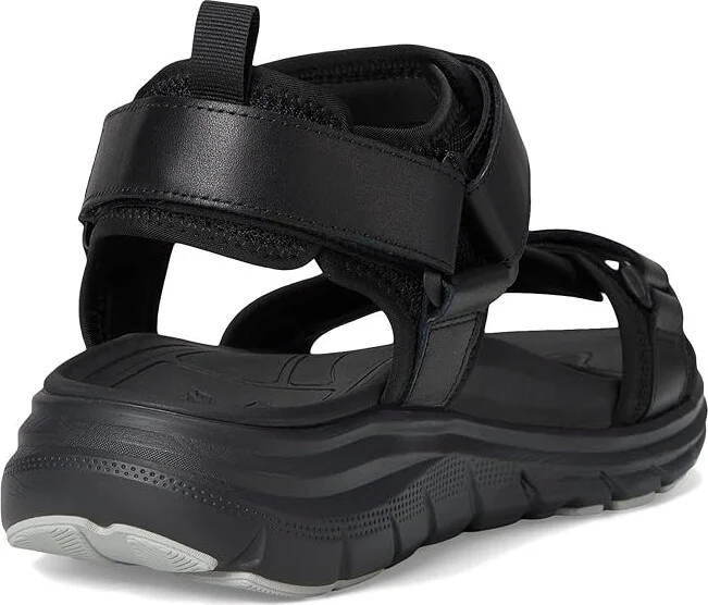 VIONIC Walk Max Wanderer Walking Sandals Men's Sandals Black Nappa : 9 M, Leather/Rubber - Image 4
