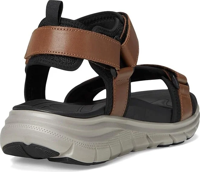VIONIC Walk Max Wanderer Walking Sandals Men's Sandals Hazelnut Leather/Mesh : 11 W, Leather/Rubber - Image 4