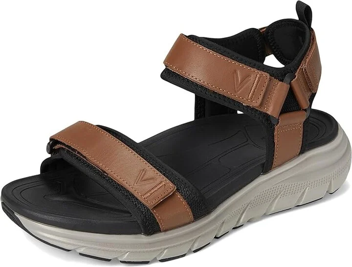 VIONIC Walk Max Wanderer Walking Sandals Men's Sandals Hazelnut Leather/Mesh : 11 W, Leather/Rubber - Image 5