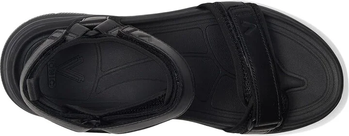 VIONIC Walk Max Wanderer Women's Wedge Shoes Black Leather : 10 W, Leather/Rubber - Image 2