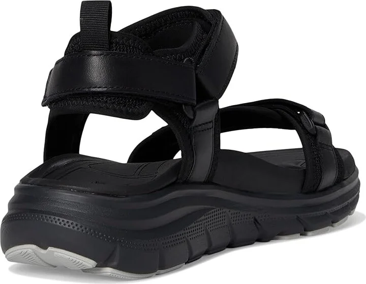 VIONIC Walk Max Wanderer Women's Wedge Shoes Black Leather : 10 W, Leather/Rubber - Image 4