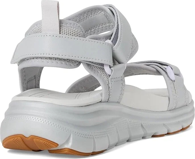 VIONIC Walk Max Wanderer Women's Wedge Shoes Vapor Grey Leather & Mesh : 7 W, Leather/Rubber - Image 4