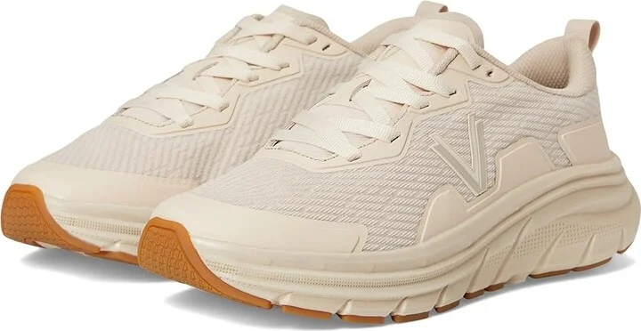 VIONIC Walk Max Women's Shoes Parchment Linear Mesh : 7 M
