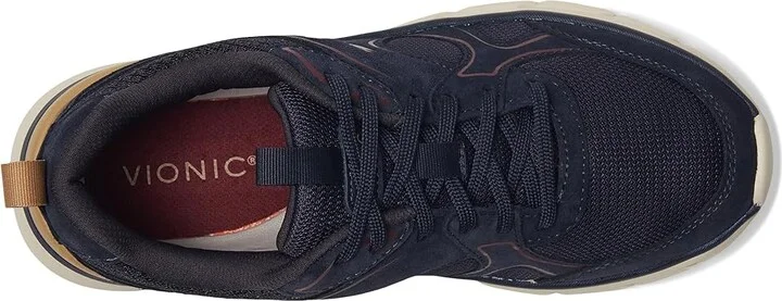 VIONIC Walk Parkside Women's Walking Shoes Navy Cherry : 6.5 M, Suede - Image 2