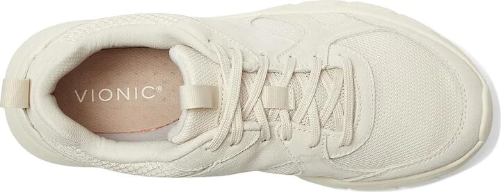 VIONIC Walk Parkside Women's Walking Shoes White : 8 M, Suede - Image 2