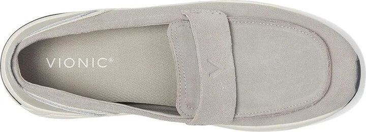 VIONIC Walk Roam Loafer Women's Flat Shoes Paloma Grey : 13 M, Suede - Image 2