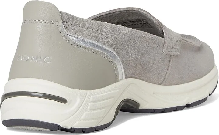 VIONIC Walk Roam Loafer Women's Flat Shoes Paloma Grey : 13 M, Suede - Image 4