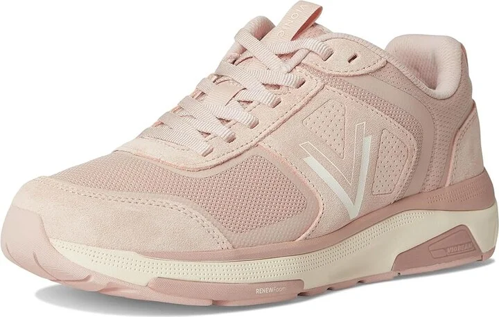 VIONIC Walk Strider 001 Women's Shoes Cameo Rose Suede/Mesh : 6.5 W, Leather - Image 5