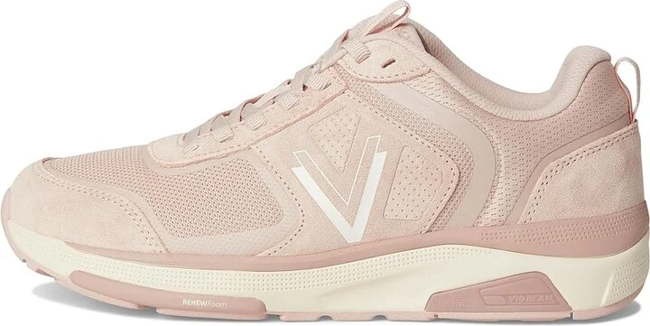 VIONIC Walk Strider 001 Women's Shoes Cameo Rose Suede/Mesh : 6.5 W, Leather - Image 6