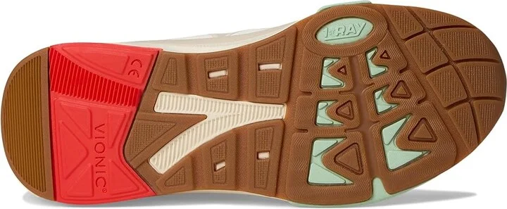 VIONIC Walk Strider 001 Women's Shoes Ivory Mesh : 10 M, Leather - Image 3