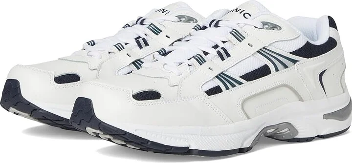 VIONIC Walker Men's Shoes White/Navy : 12 M, Leather