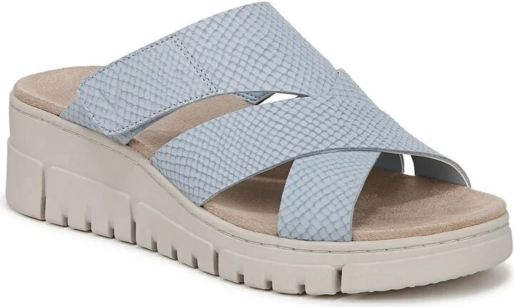Blue Nubuck Leather