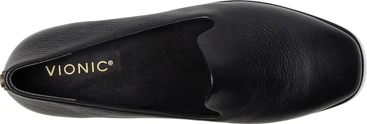 VIONIC Willa 2.0 Loafer/Moc Shoes Women's Flat Shoes Black Tumbled Leather : 13 M, Synthetic - Image 2