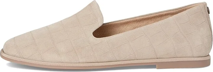 VIONIC Willa 2.0 Loafer/Moc Shoes Women's Flat Shoes Cobblestone Suede Leather : 7 W, Synthetic - Image 6