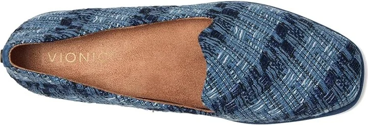 VIONIC Willa 2.0 Loafer/Moc Shoes Women's Flat Shoes Dark Denim Knit : 8 M, Synthetic - Image 2