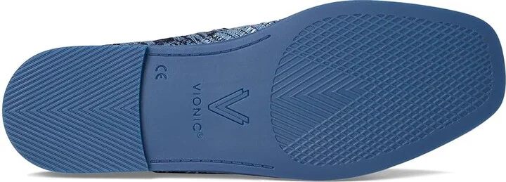 VIONIC Willa 2.0 Loafer/Moc Shoes Women's Flat Shoes Dark Denim Knit : 8 M, Synthetic - Image 3