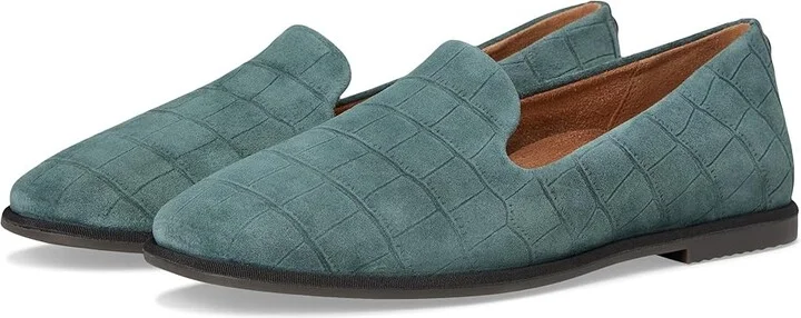 VIONIC Willa 2.0 Loafer/Moc Shoes Women's Flat Shoes Scarab Suede Leather : 8.5 W, Synthetic