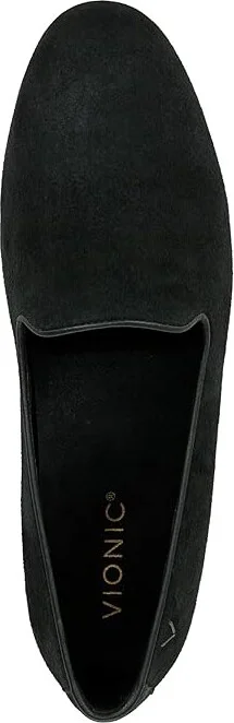 VIONIC Willa Ii Slip-ons Women's Flat Shoes Scarab Green Waxed Suede : 6.5 W - Image 2