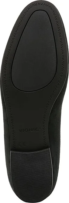 VIONIC Willa Ii Slip-ons Women's Flat Shoes Scarab Green Waxed Suede : 6.5 W - Image 3
