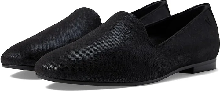 VIONIC Willa II Women's Shoes Black Shimmer Textile : 10 M