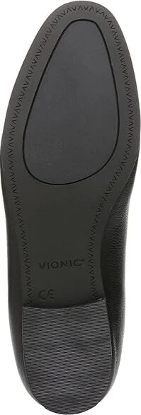 VIONIC Willa II Women's Shoes Black Tumbled Leather : 9.5 W - Image 3