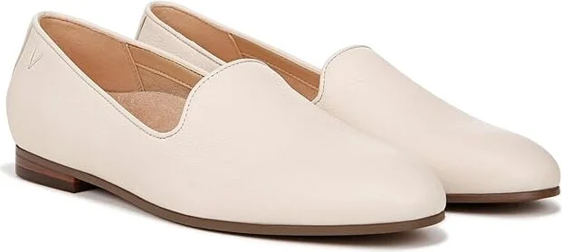 VIONIC Willa II Women's Shoes Cream Tumbled Leather : 12 M