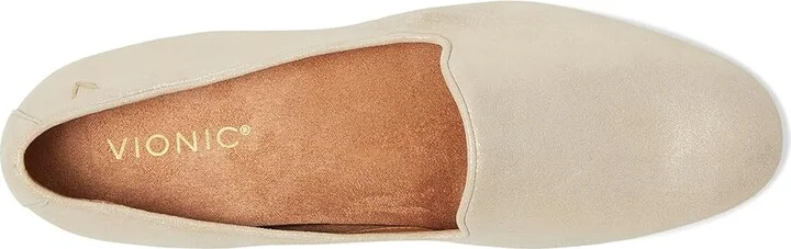 VIONIC Willa II Women's Shoes Gold Metal Leather : 9.5 W - Image 2