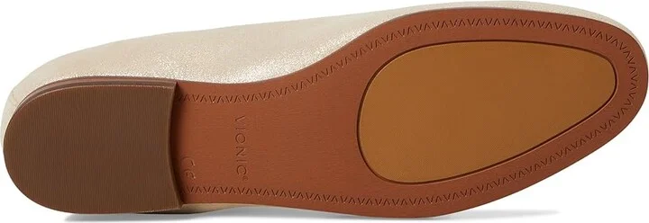 VIONIC Willa II Women's Shoes Gold Metal Leather : 9.5 W - Image 3