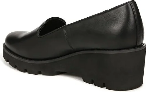 VIONIC Willa Wedge Women's Shoes Black Leather : 10 M - Image 6