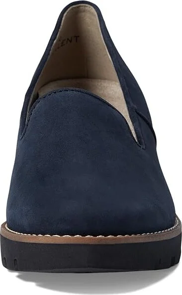 VIONIC Willa Wedge Women's Shoes Navy Suede : 10 M - Image 2