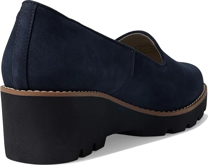 VIONIC Willa Wedge Women's Shoes Navy Suede : 10 M - Image 4