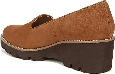 VIONIC Willa Wedge Women's Shoes Toffee Suede : 10 M - Image 4