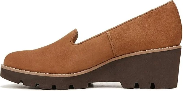 VIONIC Willa Wedge Women's Shoes Toffee Suede : 10 M - Image 5