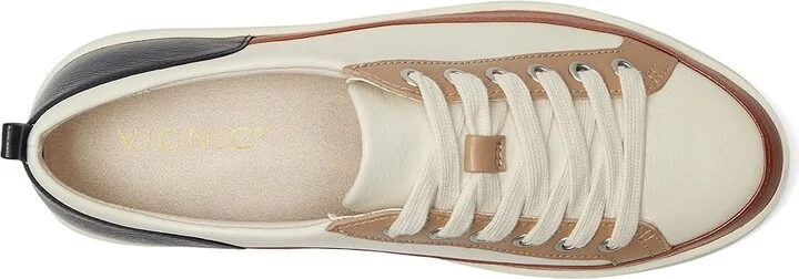 VIONIC Winny Women's Shoes Ivory/Black Leather : 7 M, Synthetic/Leather - Image 2