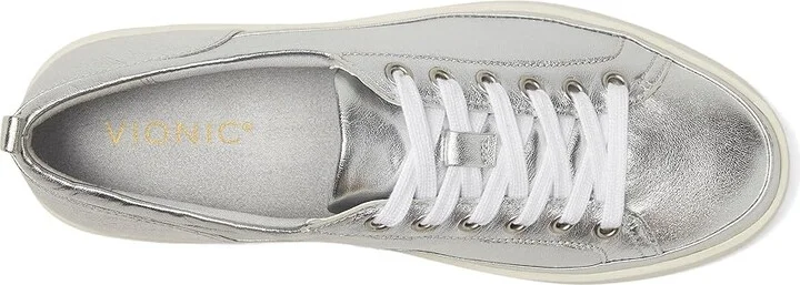 VIONIC Winny Women's Shoes Silver Leather : 6 M, Synthetic/Leather - Image 2
