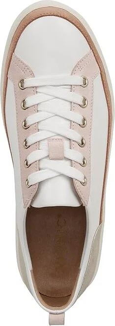 VIONIC Winny Women's Shoes White & Gold Metallic Leather : 11 M, Synthetic/Leather - Image 2