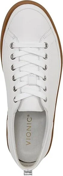 VIONIC Winny Women's Shoes White Gum Leather : 9.5 W, Synthetic/Leather - Image 2