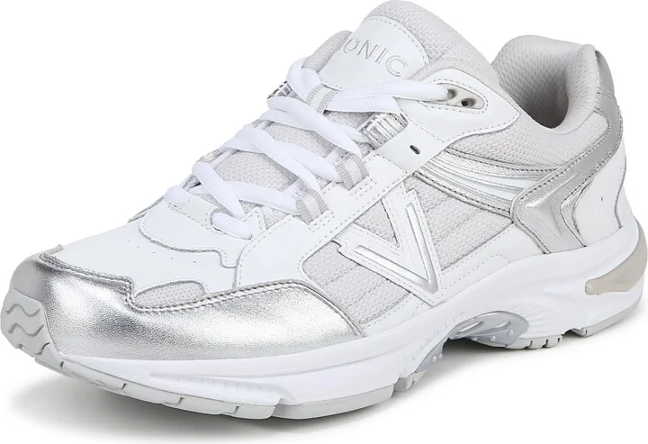 White Silver Leather