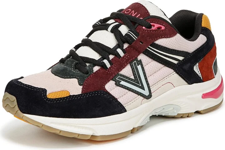 Navy Multi Suede