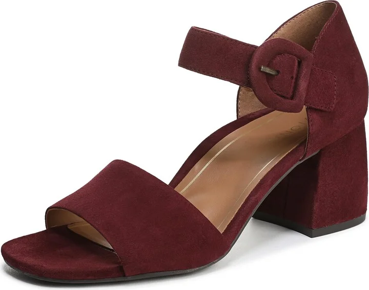 Cherry Jubilee Suede Leather