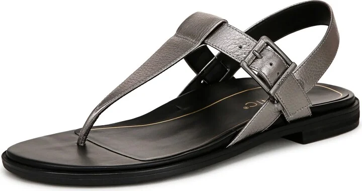 Pewter Metallic Leather