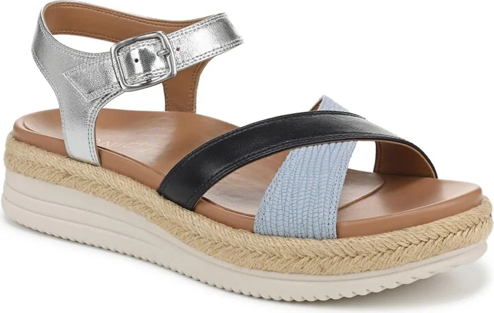 Navy Multi Leather