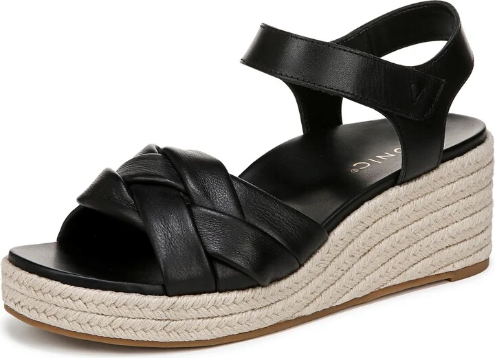 Vionic Women's Saratoga Espadrille Wedge Sandal