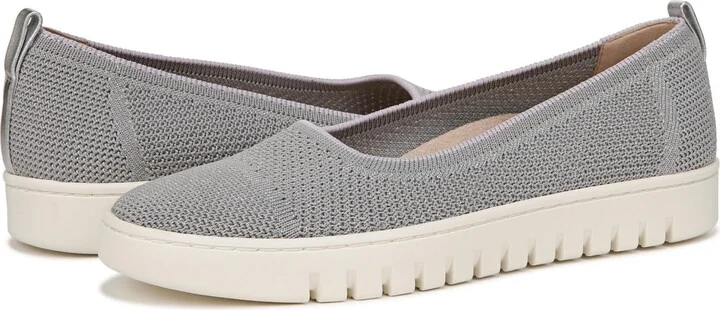 Vionic Womens Uptown Skimmer Knit Shoes - Blue mist / silver knit fabric - Image 7