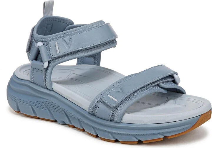 Vintage Blue Haze Leather  Mesh